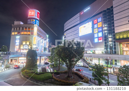 埼玉縣:川口站與城市夜景 埼玉縣:川口站與城市夜景 131188210