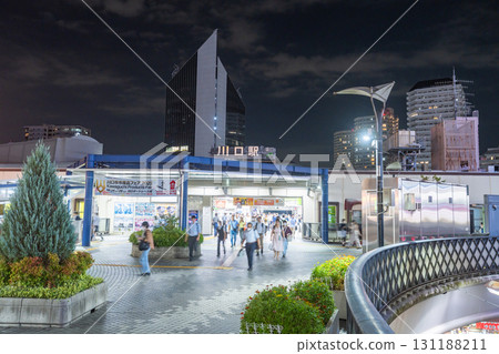 埼玉縣：川口站與城市夜景 131188211