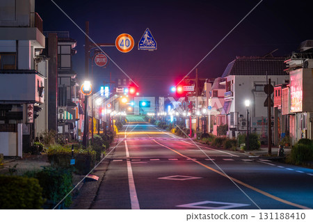 宮崎縣日南市飫肥的夜晚 宮崎縣日南市飫肥的夜晚 131188410