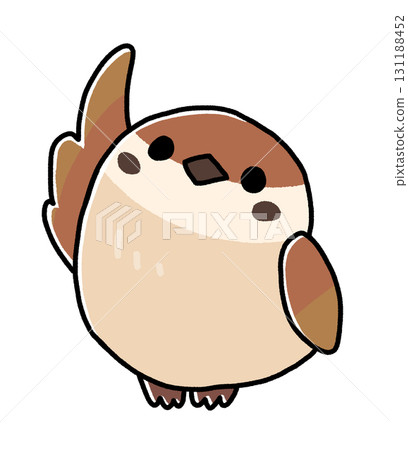 Sparrow raising his hand Sparrow raising his hand 131188452