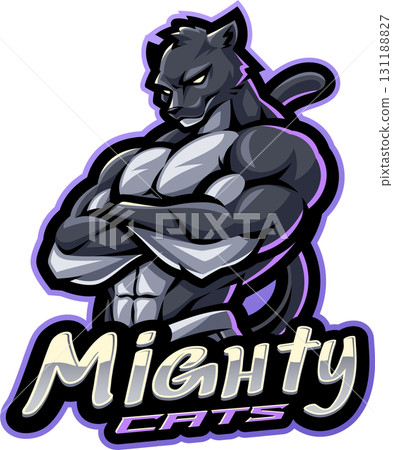 Mighty cats esport mascot logo design Mighty cats esport mascot logo design 131188827