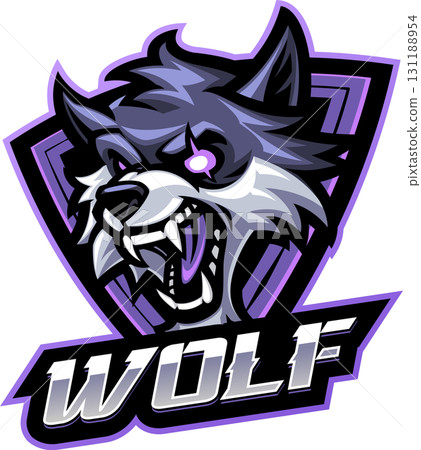Wolf head esport mascot Wolf head esport mascot 131188954