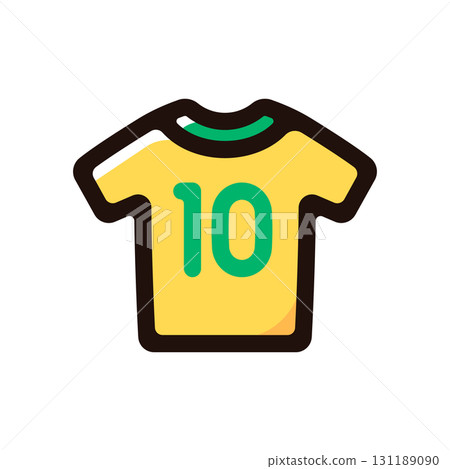 足球製服插圖圖示(工具、足球、足球素材) 足球製服插圖圖示(工具、足球、足球素材) 131189090