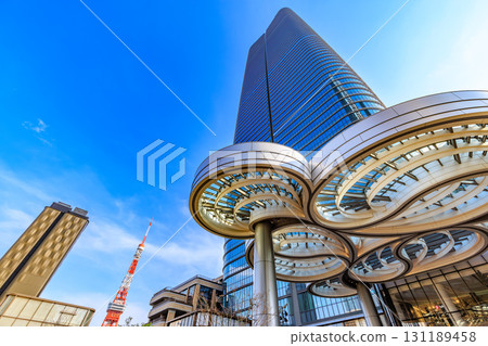 東京都港區麻布台Hills的市區景觀（森JP塔） 131189458