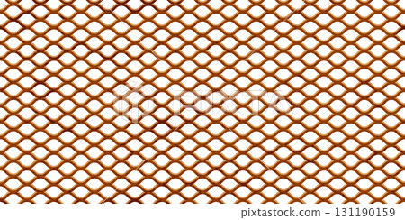 Seamless bg of a rusty scale-shaped lattice 131190159