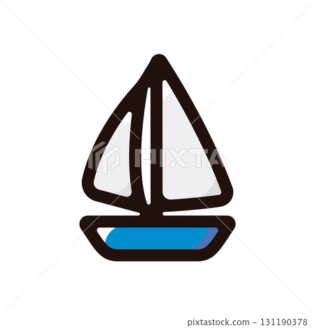 Sailing illustration icon (extreme, competition, sports material) Sailing illustration icon (extreme, competition, sports material) 131190378