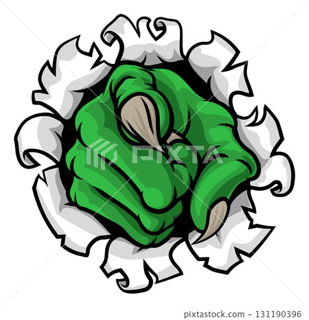 Halloween Monster Claw Hand Pointing at You Viewer Halloween Monster Claw Hand Pointing at You Viewer 131190396