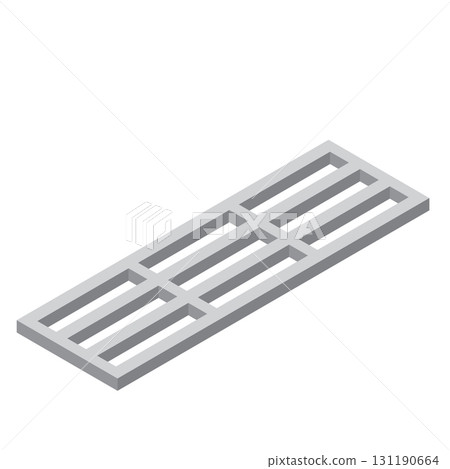 腳手架板等距圖 131190664