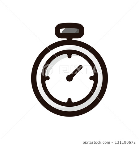 Stopwatch illustration icon (athletics, competition, sports material) Stopwatch illustration icon (athletics, competition, sports material) 131190672