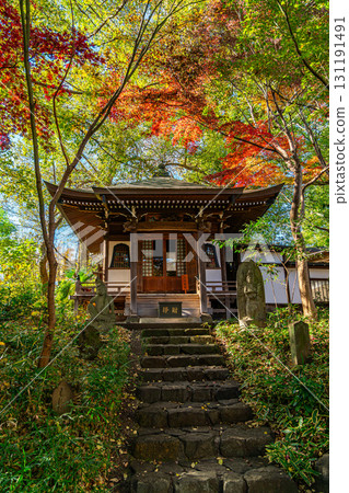 [東京]九本佛淨心寺觀音堂的紅葉美景 131191491