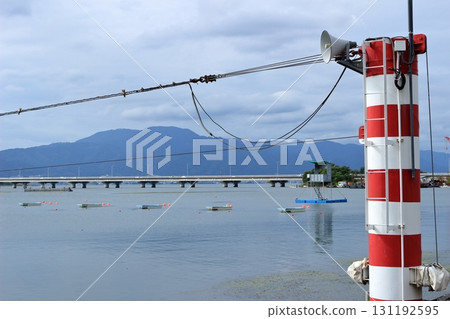 Rowing course preparations for the tournament underway Rowing course preparations for the tournament underway 131192595