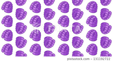 Seamless Purple Puffer Vest Pattern 131192722