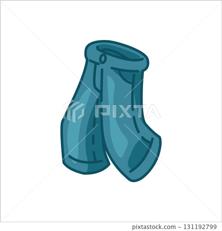 Cartoon Blue Jeans Illustration Cartoon Blue Jeans Illustration 131192799