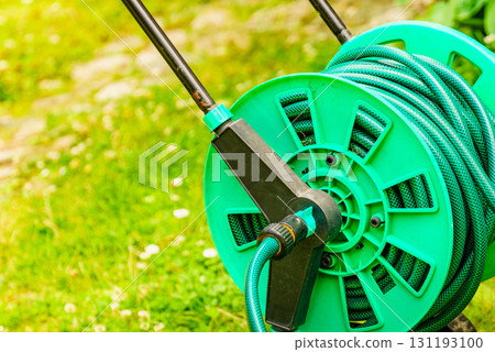 Garden hose for watering plants in garden 131193100