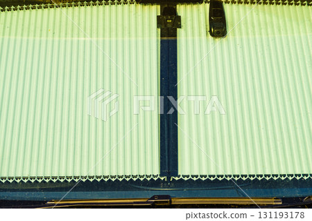 Motorhome with thermal screen blind Motorhome with thermal screen blind 131193178
