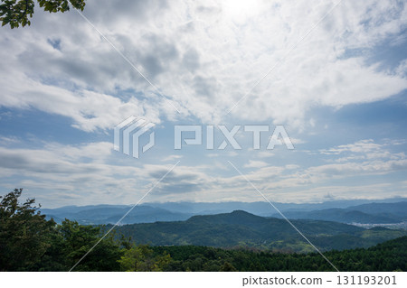 日本鳥取縣倉吉市雲家山美麗的夏末風景 日本鳥取縣倉吉市雲家山美麗的夏末風景 131193201