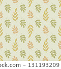 Trendy autumn pattern, variety of autumn leaves, berries. 131193209