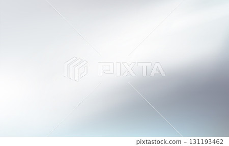 Silver foil background with mirror-like metal texture. Chrome gradient with soft shine. Reflective aluminum grey surface in cool platinum and titanium tones. 131193462
