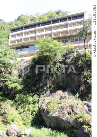 Hatonosu Valley on a sunny summer day Hatonosu Valley on a sunny summer day 131193562