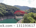 Lake Okutama and Minetani Bridge 131193617