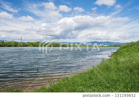 淀川風景 大阪府枚方市 淀川風景 大阪府枚方市 131193652