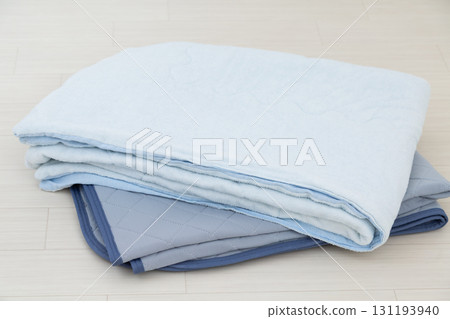 Summer futon coverlet and mattress pad 131193940