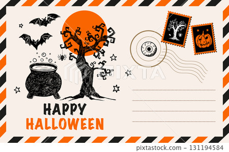 halloween, vector, set 131194584