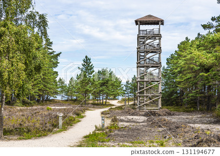 Kolkasrags Birdwatching Tower at Kolka Cape, Latvia Kolkasrags Birdwatching Tower at Kolka Cape, Latvia 131194677