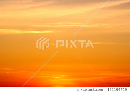 Sky stained orange Sky stained orange 131194729