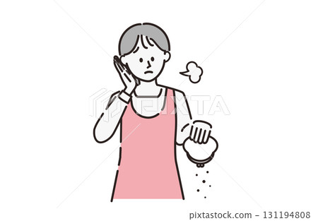 A woman in need of money 131194808