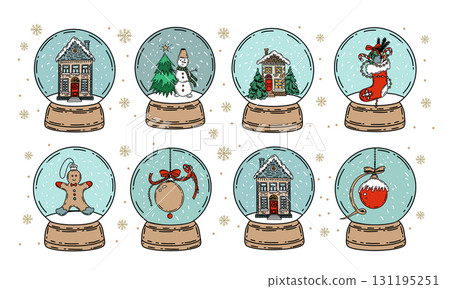 christmas, house, vector 131195251