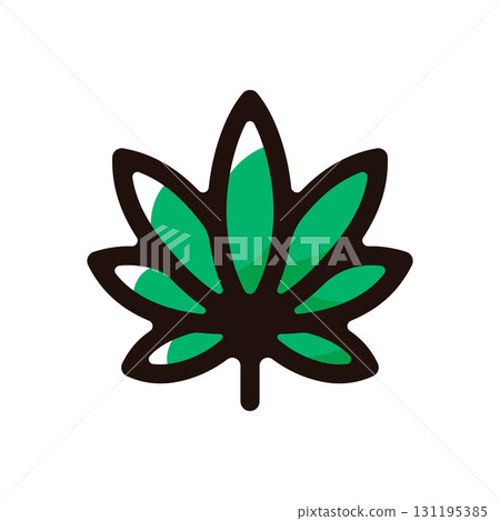Marijuana, Indica illustration icon (drug, cannabis, marijuana material) Marijuana, Indica illustration icon (drug, cannabis, marijuana material) 131195385