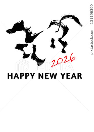 2026年馬年賀年卡 2026年馬年賀年卡 131196390