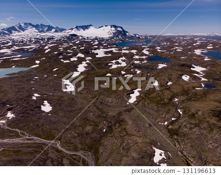 Mountains landscape. Norwegian route Sognefjellet Mountains landscape. Norwegian route Sognefjellet 131196613