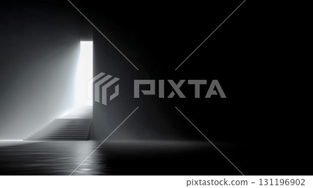 A gate-like composition connecting reality and another world 131196902