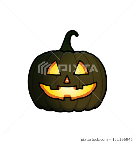 Halloween / Glow-in-the-dark Jack-o'-lantern (pumpkin ghost) [with main lines] 131196945