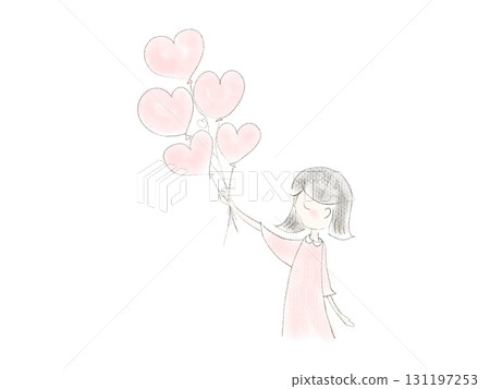 A person with a heart A person with a heart 131197253