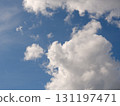 Big clouds in a blue autumnal sky (Northern Europe), no edit straight out of camera 131197471