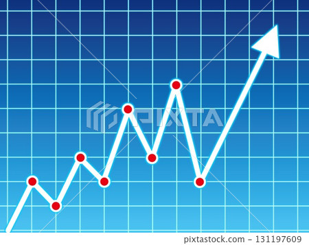 箭頭和股票市場 箭頭和股票市場 131197609