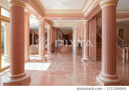 Palace interior background columns hall 131198069