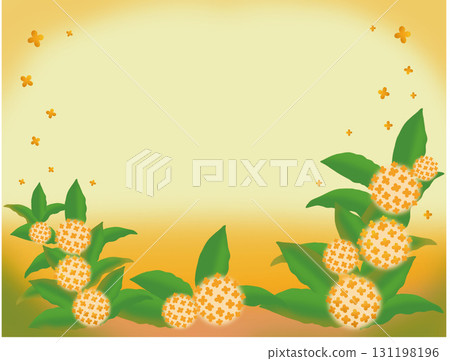 華麗的桂花插圖背景素材 華麗的桂花插圖背景素材 131198196