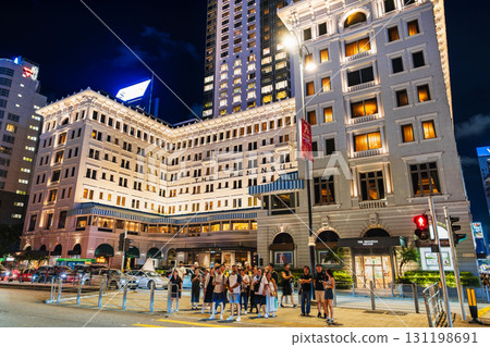 Hong Kong, Tsim Sha Tsui at night (some soft focus) 131198691