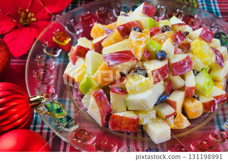Mexican Christmas Apple Salad 131198991