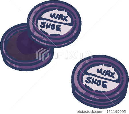 Illustration of wax for caring for leather shoes Illustration of wax for caring for leather shoes 131199095