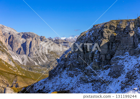 Seceda autumn valley landscape, Val Gardena, Italy Seceda autumn valley landscape, Val Gardena, Italy 131199244