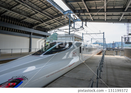 Nagasaki Shinkansen - a high-speed train running through Western Kyushu Nagasaki Shinkansen - a high-speed train running through Western Kyushu 131199372