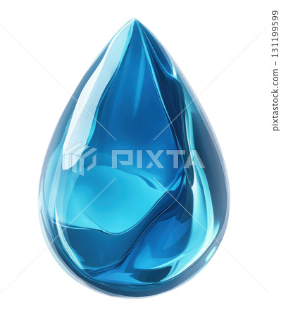 Blue Water Drop 131199599
