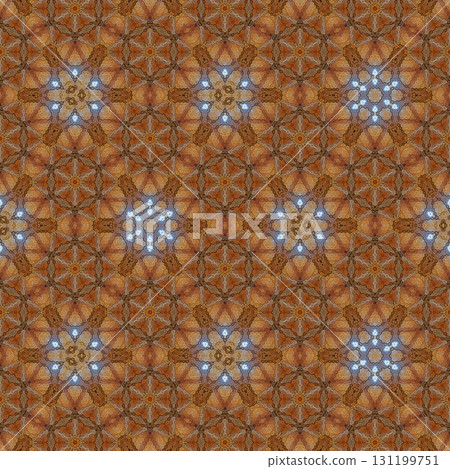 Antique art carved on expensive wooden board. Engraved craft design for border, frame, flooring, wallcovering, furniture decoration, tiles, wrapping paper printing 131199751