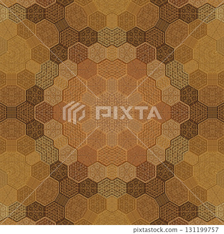 Antique art carved on expensive wooden board. Engraved craft design for border, frame, flooring, wallcovering, furniture decoration, tiles, wrapping paper printing 131199757