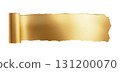 Golden Torn Paper Banner 131200070